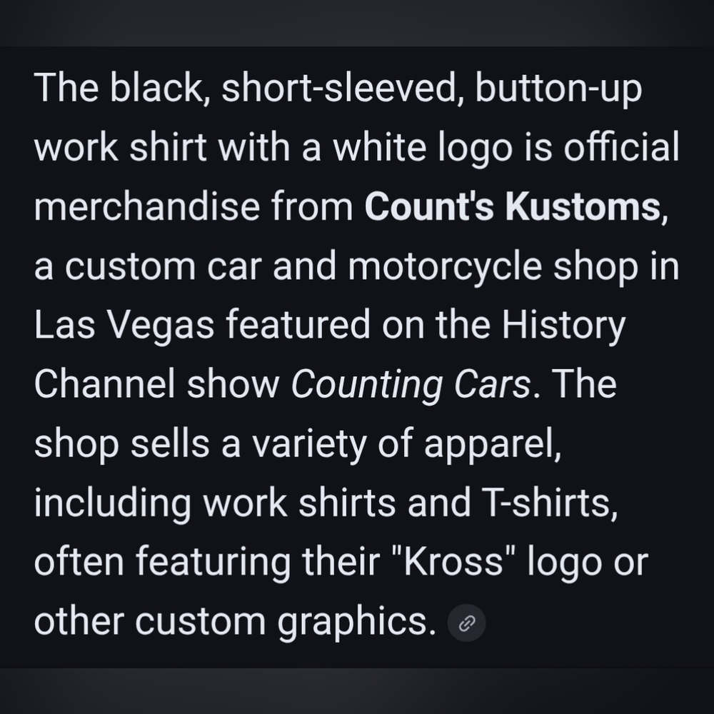 Black Men's Count's Kustoms Shirt - Picture 5 of 5